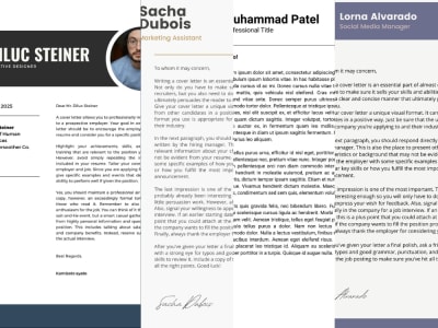 Powerful Job Winning Cover Letter within 12 Hours for You.