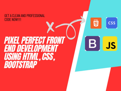 Front end web developer with html css, and bootstrap | tailwind | Upwork