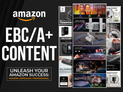 Amazon A+ Content, A+ Premium & Product Images – High-Quality Design