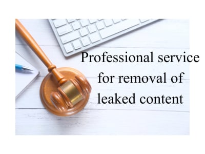 Removal of leaked content from different websites and google under DMCA