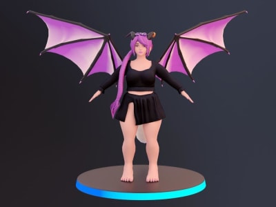 Custom 3D Anime Girl Builder, 3D Humanoids