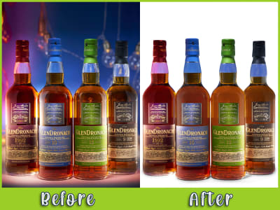 Background removal and retouching service