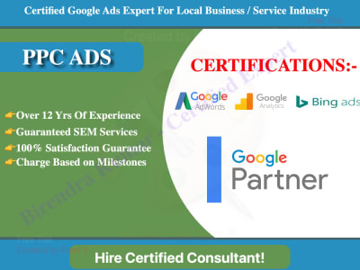 Google Ads Expert | Google ads Consultant for Local Business / Services