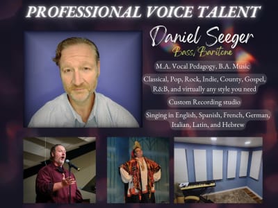 A professional Bass/Baritone singer with a charismatic voice!