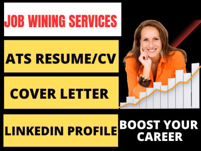 A professional CV, ATS Resume, Cover Letter, and LinkedIn-optimized profile