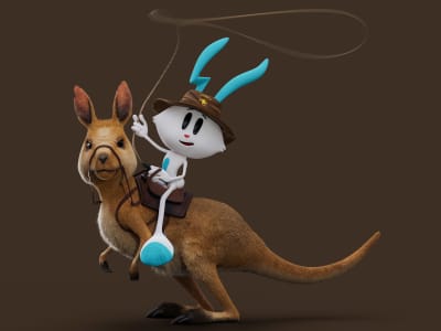 3d Character model for game design or animation