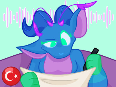 A transcript for 60+ minutes of Turkish audio.