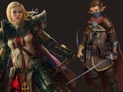 DND CHARACTER ART ILLUSTRATION, GAME CONCEPT CHARACTER, FANTASY ART, FURRY.