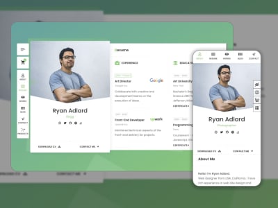 Custom Resume and Personal Portfolio in WordPress using RyanCV Theme