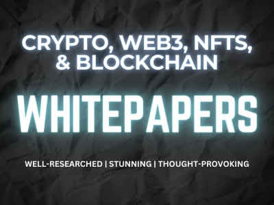 A thought-provoking crypto, web3, and blockchain whitepaper