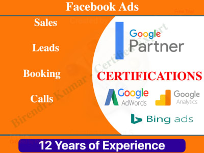 Facebook Ads Expert | Facebook Advertising Expert | Facebook Ads Manager