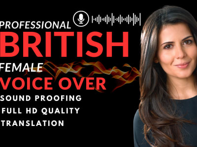 Professional American female audiobook voice over