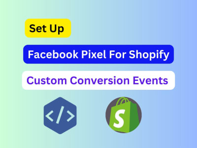 Set up a Facebook pixel and custom conversion events for Shopify