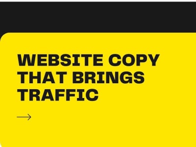 SEO based website copy and content