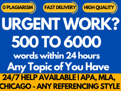 Research Paper, Proposal, Report, Essay & Literature Review Writer/Writing