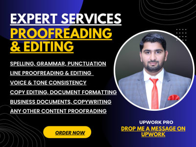 Professional Proofreading & Editing of Your Content