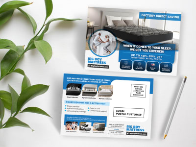 Amazing Postcard, Invitation card, direct mail eddm