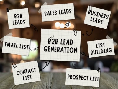 B2B lead generation, LinkedIn lead generation, Prospect Email List Building