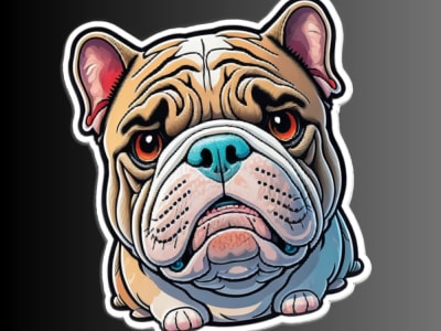 A detailed sticker custom design for you