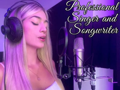A HIGH-QUALITY AUDIO RECORD FROM A PROFESSIONAL SINGER SPANISH OR ENGLISH