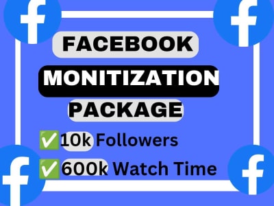 Organic Facebook Monetization package