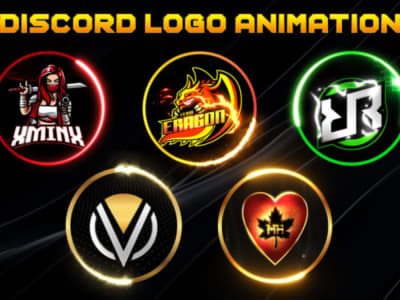 Make animated discord logo, banner, and discord server pfp by  Fiction_studio1