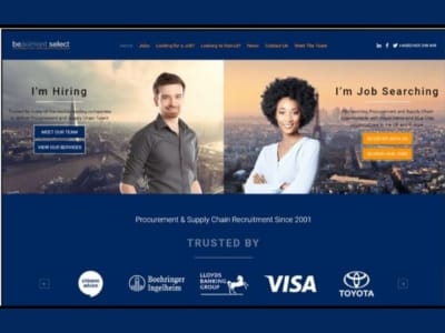 A recruitment website, staff hiring agent, job board website