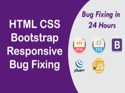 Fixed any html css bug fixing or add new feature | Upwork