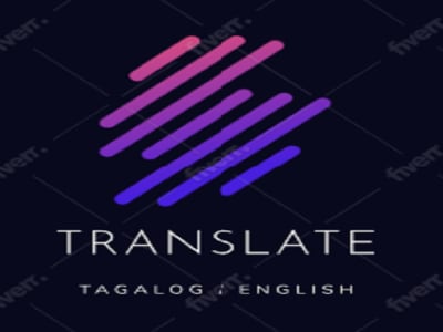 Translate english to tagalog manually