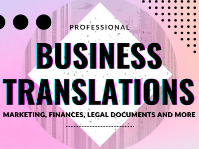 Business and Marketing Brazilian Portuguese Translations
