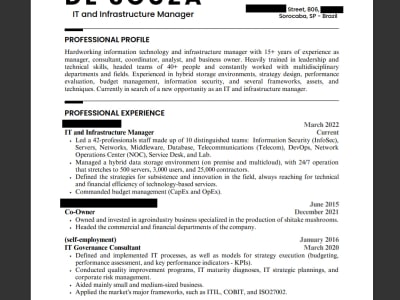 An appealing resume or curriculum vitae that will land you that dream job