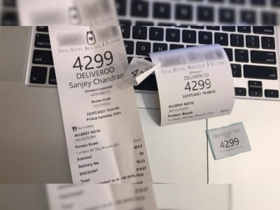 Customize thermal receipts print | Upwork