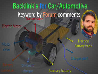 Car Automotive niche contextual Forum Backlinks
