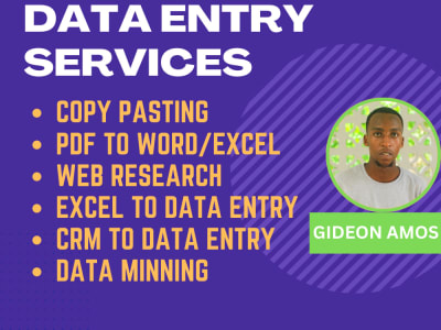 DATA ENTRY EXPERT HERE FOR YOUR PROJECT | Upwork