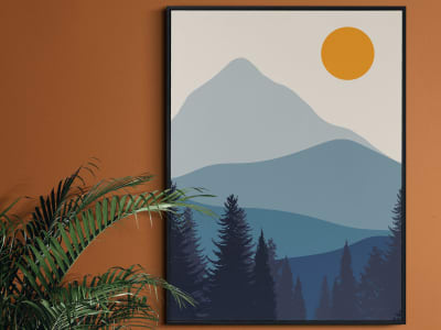 A customized BOHO poster for your Home, Office, Apartment, etc!!