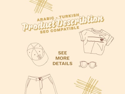 Arabic and Turkish SEO compatible product descriptions service