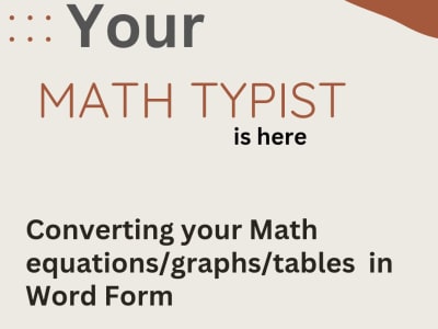Your Math PDFs/images typed (using equation editor & Geogebra) in MS ...