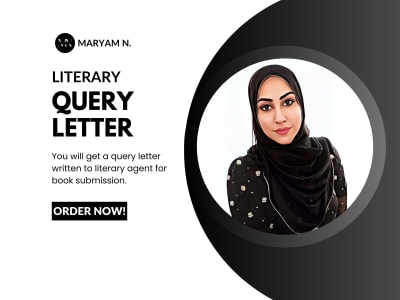 A query letter written to literary agent for book submission