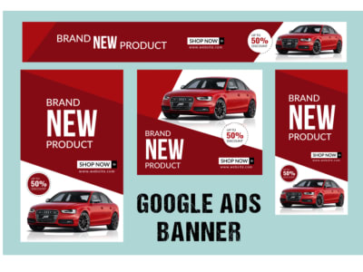 Design web banners, social media posts, website banner ads or image editing