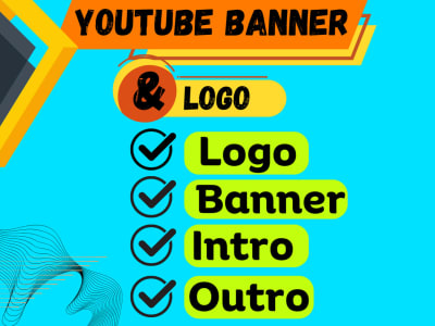 YouTube Channel with Banner, Logo, Intro, and Outro Animation