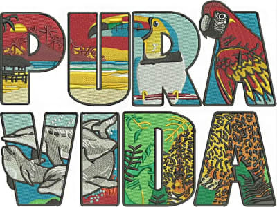 A professional embroidery digitizing in 4 hours