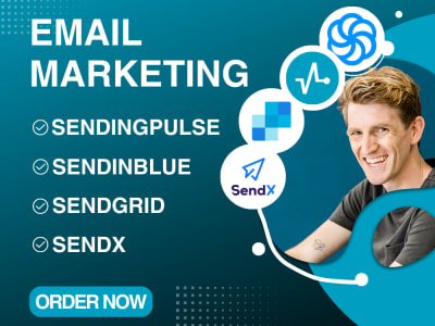 Proficient Sendinblue|Sendpulse|Sendgrid| email campaigns and automation