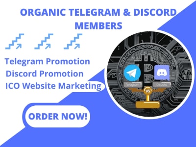 6000+ Organic Telegram Members, Discord Members, Telegram Group Promotion