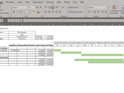 A tool to create a Gantt chart for your project automatically