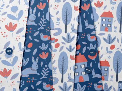 A unique minimalistic pattern design for clothing and packaging