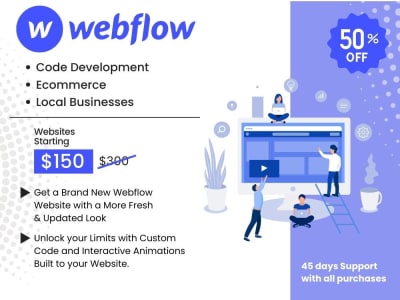 WebFlow Website Design & WebFlow Website Development | Upwork