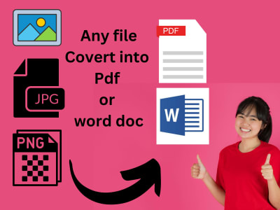 Re-writing text image,jpg,png convert into PDF
