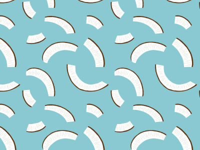 A hand-drawn pattern design
