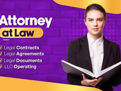I will write legal agreement, legal contract, llc operating, service, nda