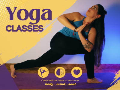 Live Personalized Yoga Session (Slow or Dynamic Yoga) for your well-being